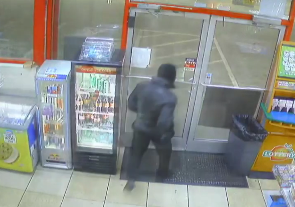 Armed Gas Station Robbery in Atlanta Caught on Camera