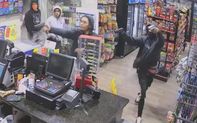 Gas station robbery