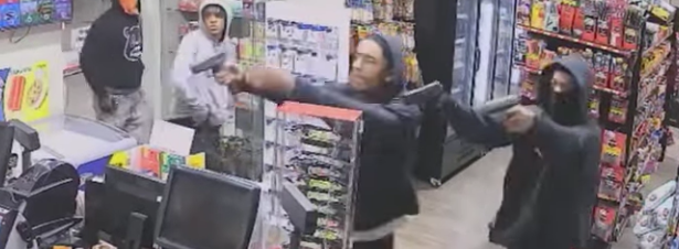 Gas Station Robbery Caught on Camera