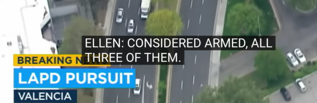 Grand Theft Auto Chase Caught on Camera