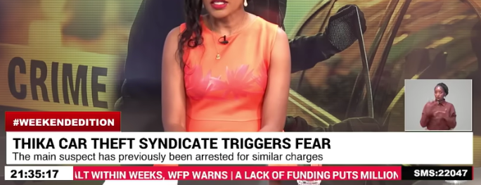 Car Theft Caught on Camera - Thika Church