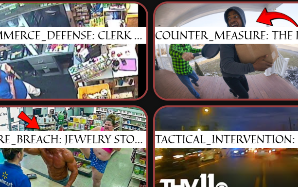 Police chases and porch pirate glitter bombs etc. High-action videos